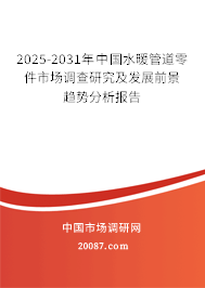 2025-2031年中國水暖管道零件市場(chǎng)調(diào)查研究及發(fā)展前景趨勢(shì)分析